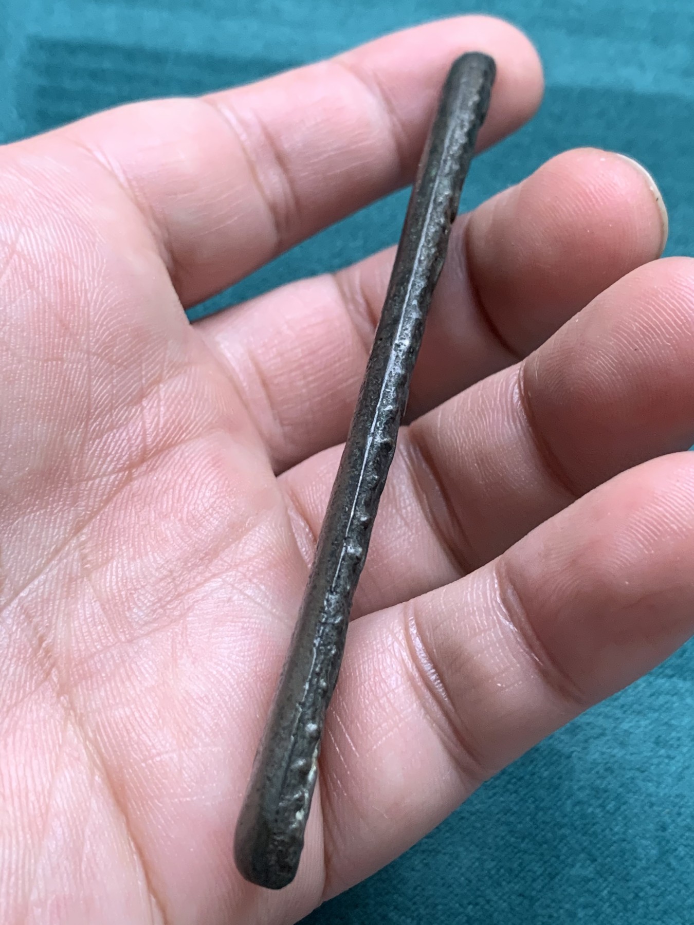 《竞宝斋》第192场-周日，周一 2场 (全场包邮) 泰国（暹罗）素克泰王朝大型虎舌银条 56.5克 曾在云南边境一带流通