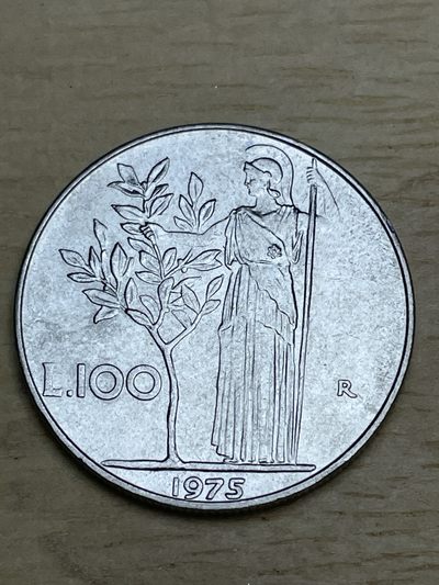 世界硬币纸币0 元起拍全场无压力第37场 - 1975年意大利丰收女神100里拉