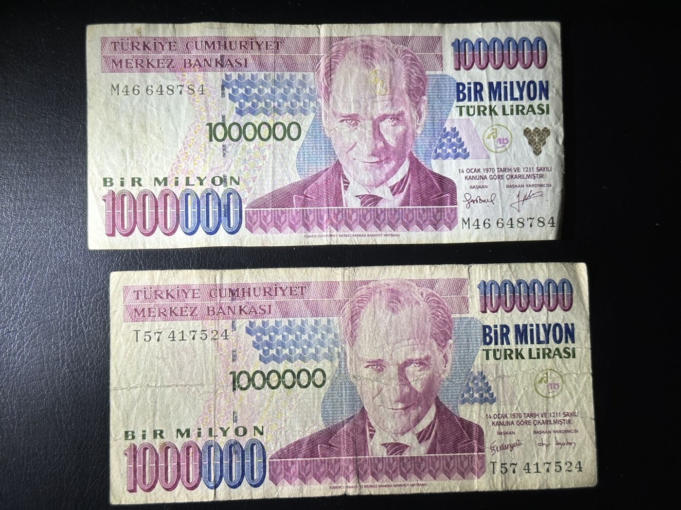 八月最后一场，第十五期大拍 （S1）土耳其100万里拉一组两张