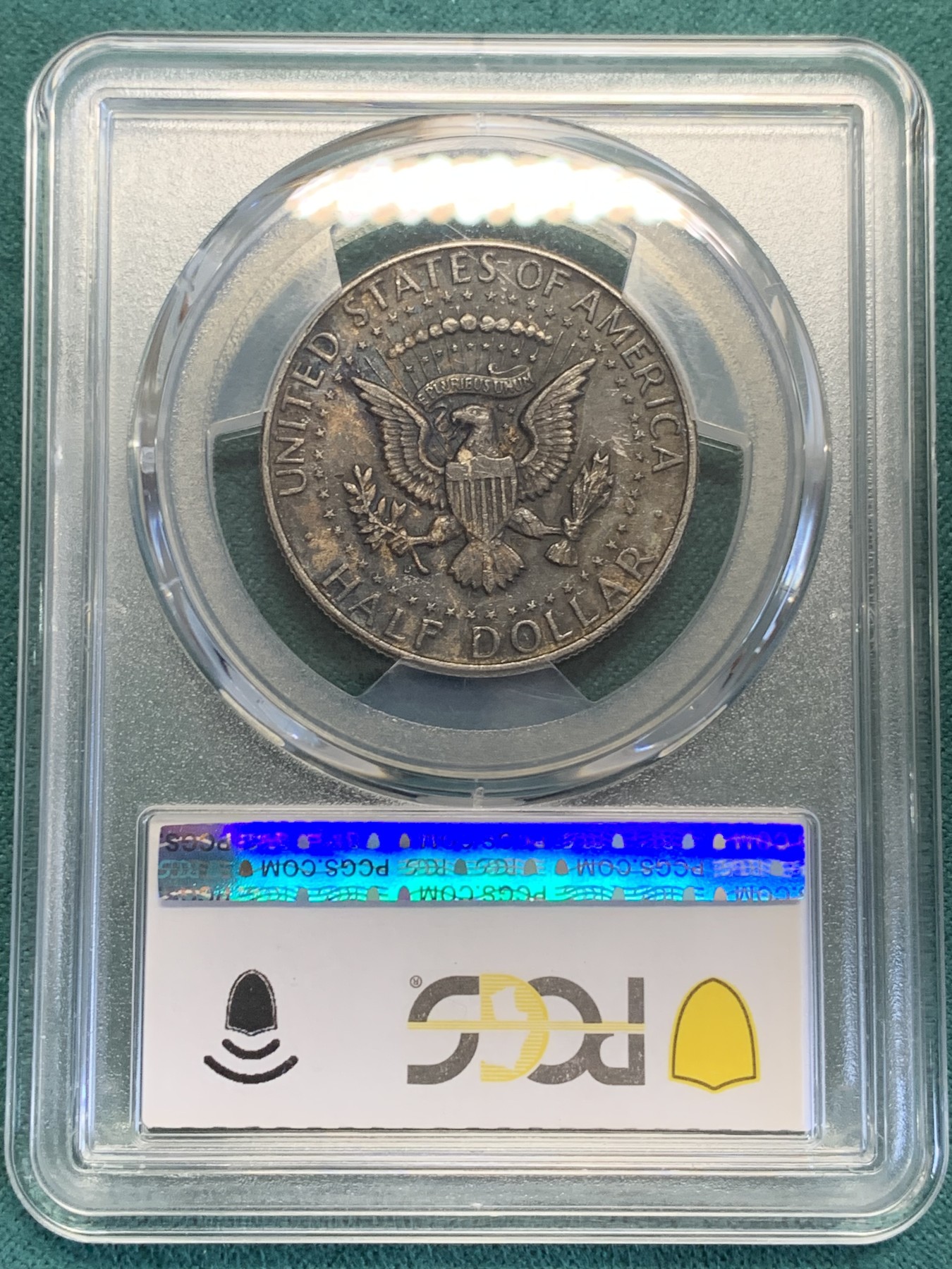 《竞宝斋》第192场-周日，周一 2场 (全场包邮) PCGS MS62 美国1964年肯尼迪50分银币 900高银版
