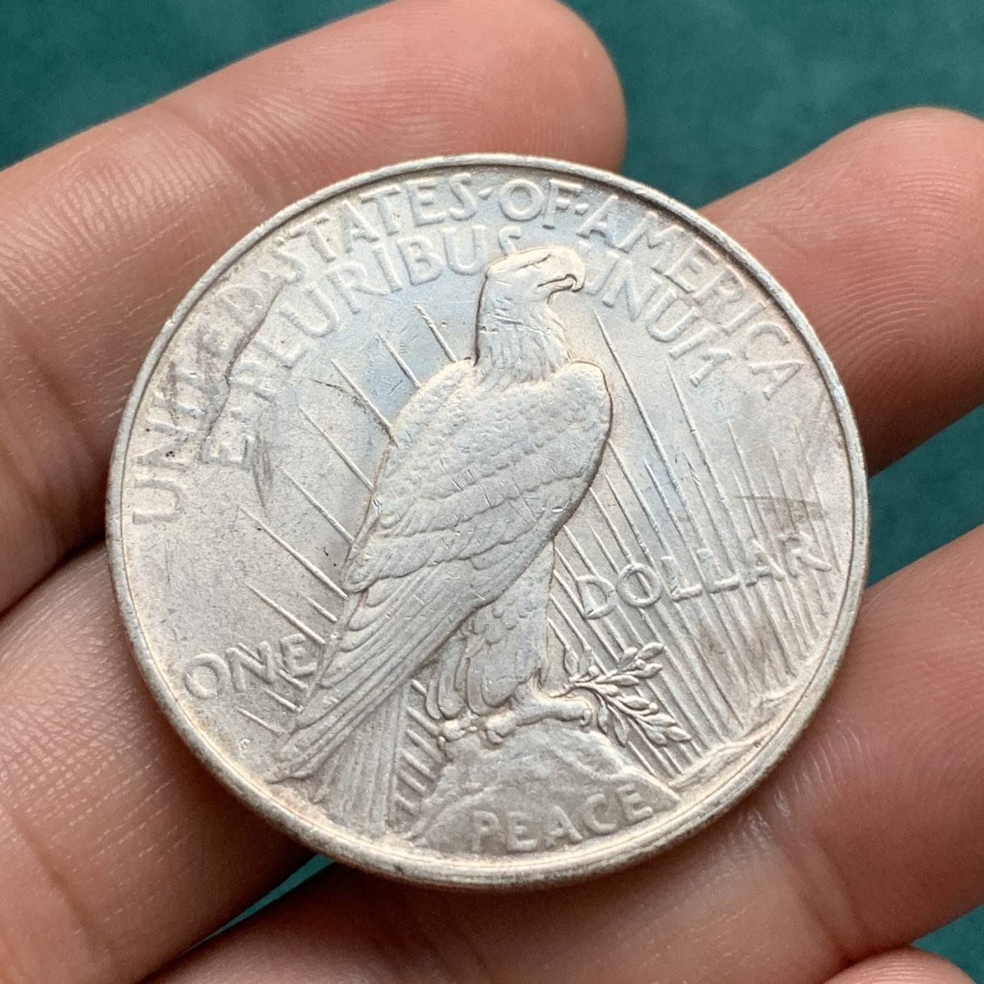 《竞宝斋》第192场-周日，周一 2场 (全场包邮) 美国和平银币1923年d版 ，unc品相。丹佛厂发行量仅为普版的五分之一，62分pcgs指导价200美金。