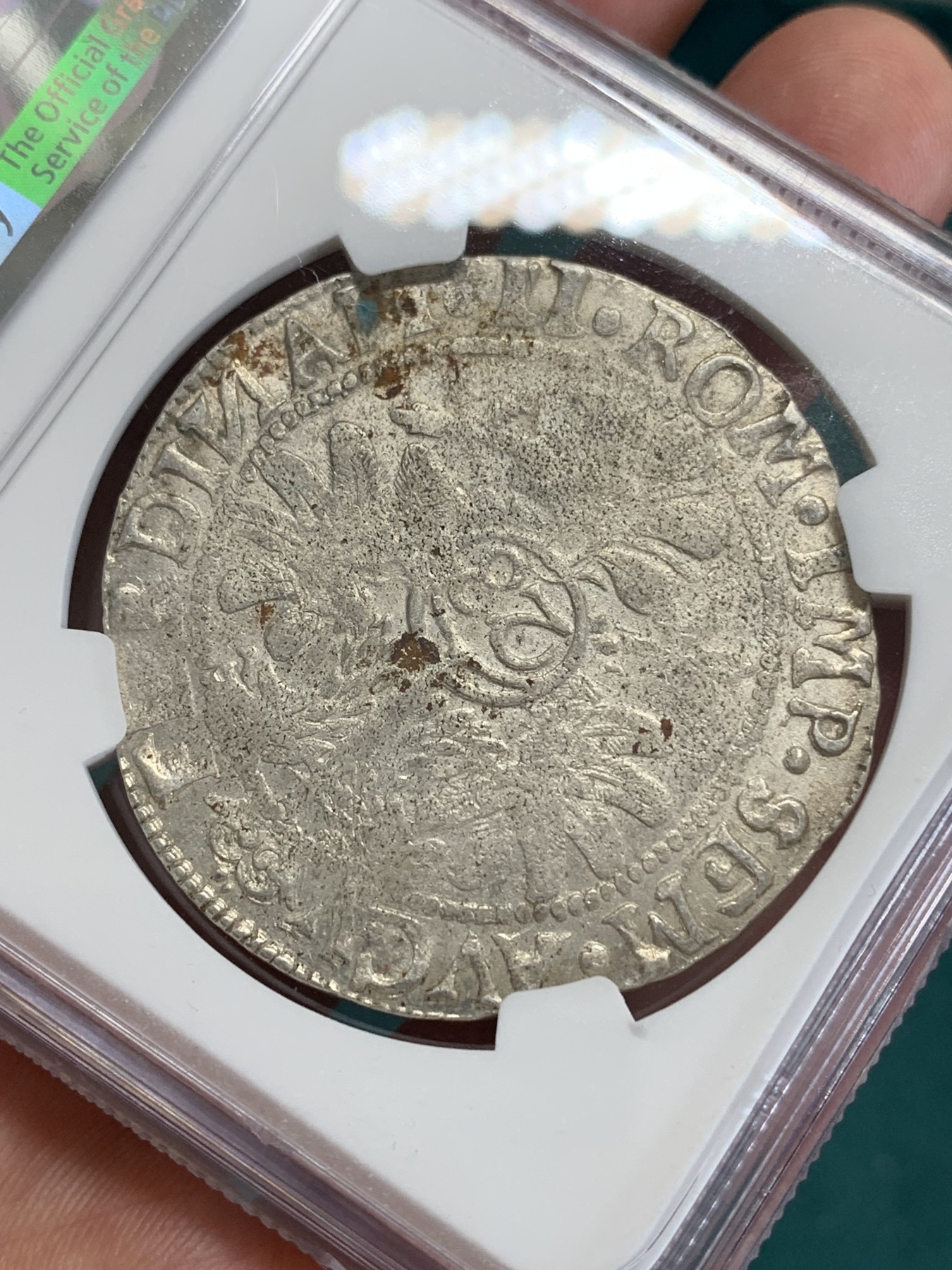 《竞宝斋》第192场-周日，周一 2场 (全场包邮) NGC AUD 德国1637-53杰弗斐迪南三世28s银币