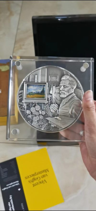 现货乍得2023年25000法郎梵高-最伟大的作品银铜合金银币 包邮 - 现货乍得2023年25000法郎梵高-最伟大的作品银铜合金银币 包邮