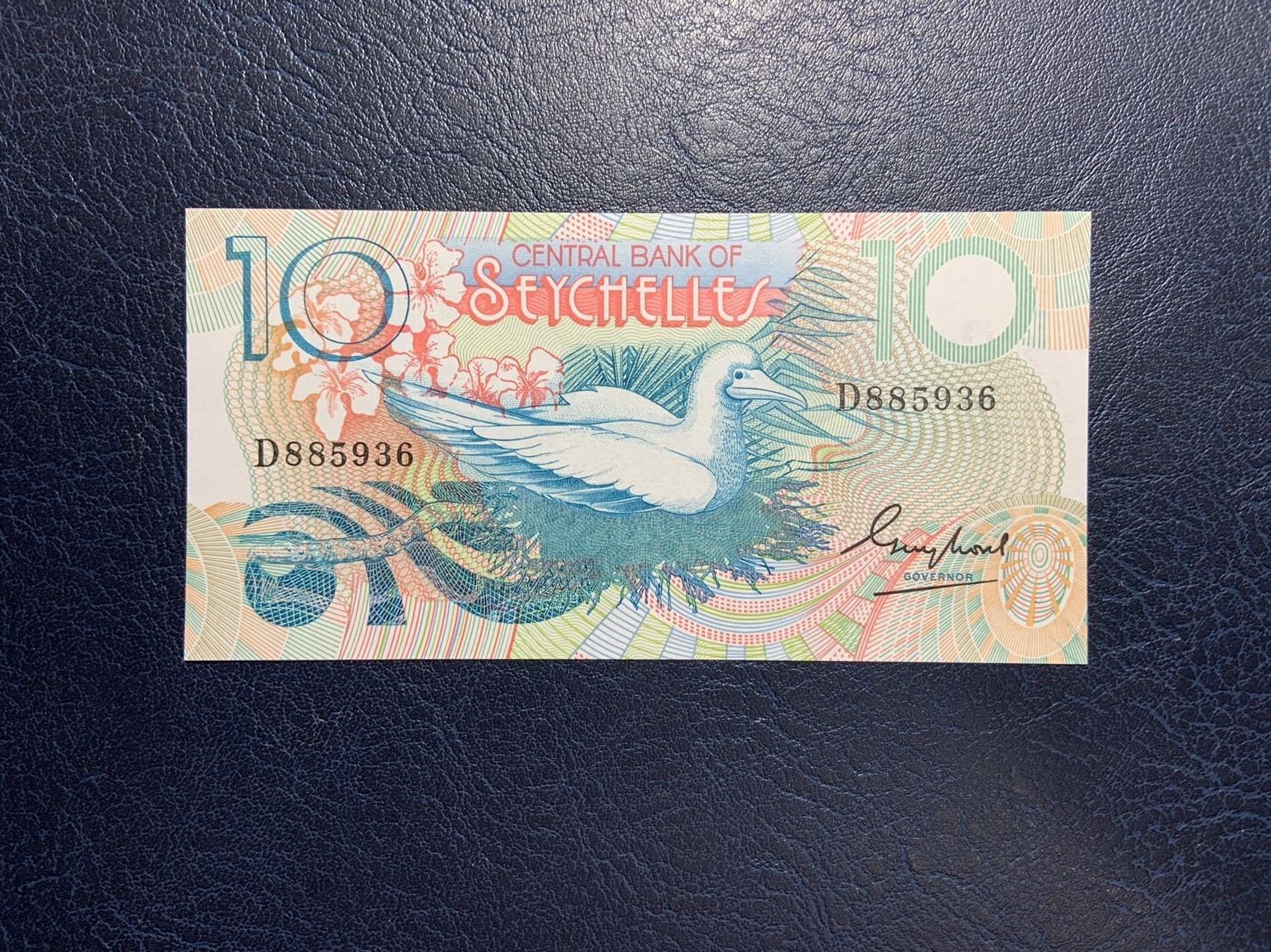 收藏联盟Quantum Auction 第285期拍卖  塞舌尔1983年10卢比 品相全新UNC 号码无47