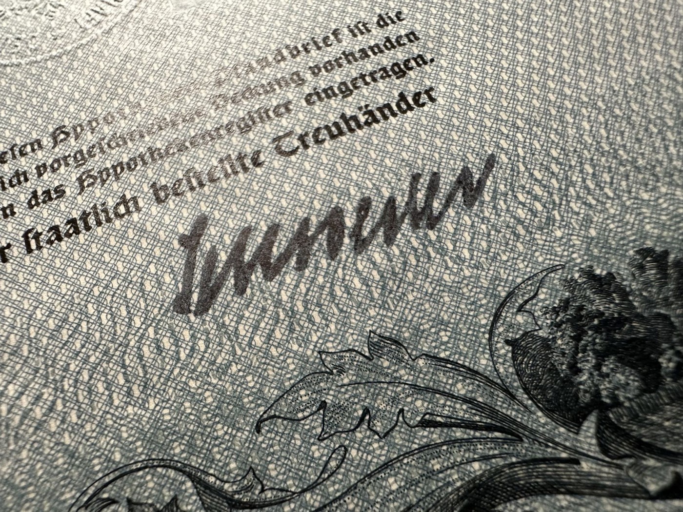 八月最后一场，第十五期大拍 超级大票幅，1000德国马克，满版水印，超级精美