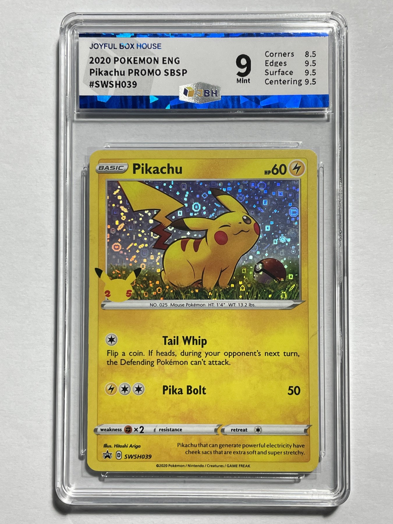 【德藏】卡牌拍卖第2期-宝可梦 Pokémon TCG专场 全场包邮 英文 2020年 皮卡丘 HOLO闪卡 PROMO特典卡 PTCG25周年纪念 JBH 9