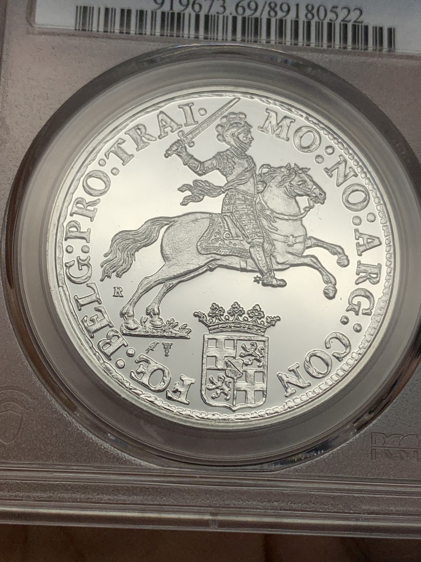 《竞宝斋》第193场-周日，周一 2场 (全场包邮) PCGS MS69 荷兰 2023 乌特勒支 大马剑 杜卡特复刻银章 1盎司