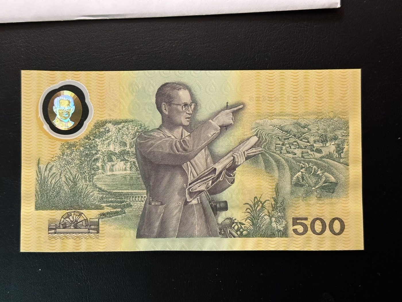 八月最后一场，第十五期大拍 泰国1995年500铢纪念币，此为泰国纪念币中热门品种，这张更是OS补号冠！更为少见，评级将会有replacement特殊印记