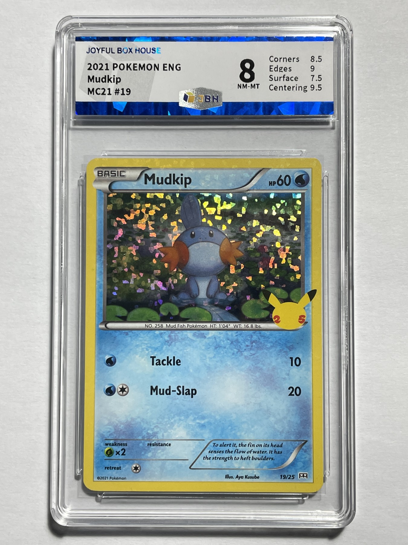 【德藏】卡牌拍卖第2期-宝可梦 Pokémon TCG专场 全场包邮 英文 2021年 水跃鱼 HOLO闪卡 PTCG25周年纪念 JBH 8