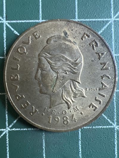 第488期 硬币专场 （无押金，捡漏，全场50包邮，偏远地区除外，接收代拍业务） - 法属新克里多尼亚100法郎