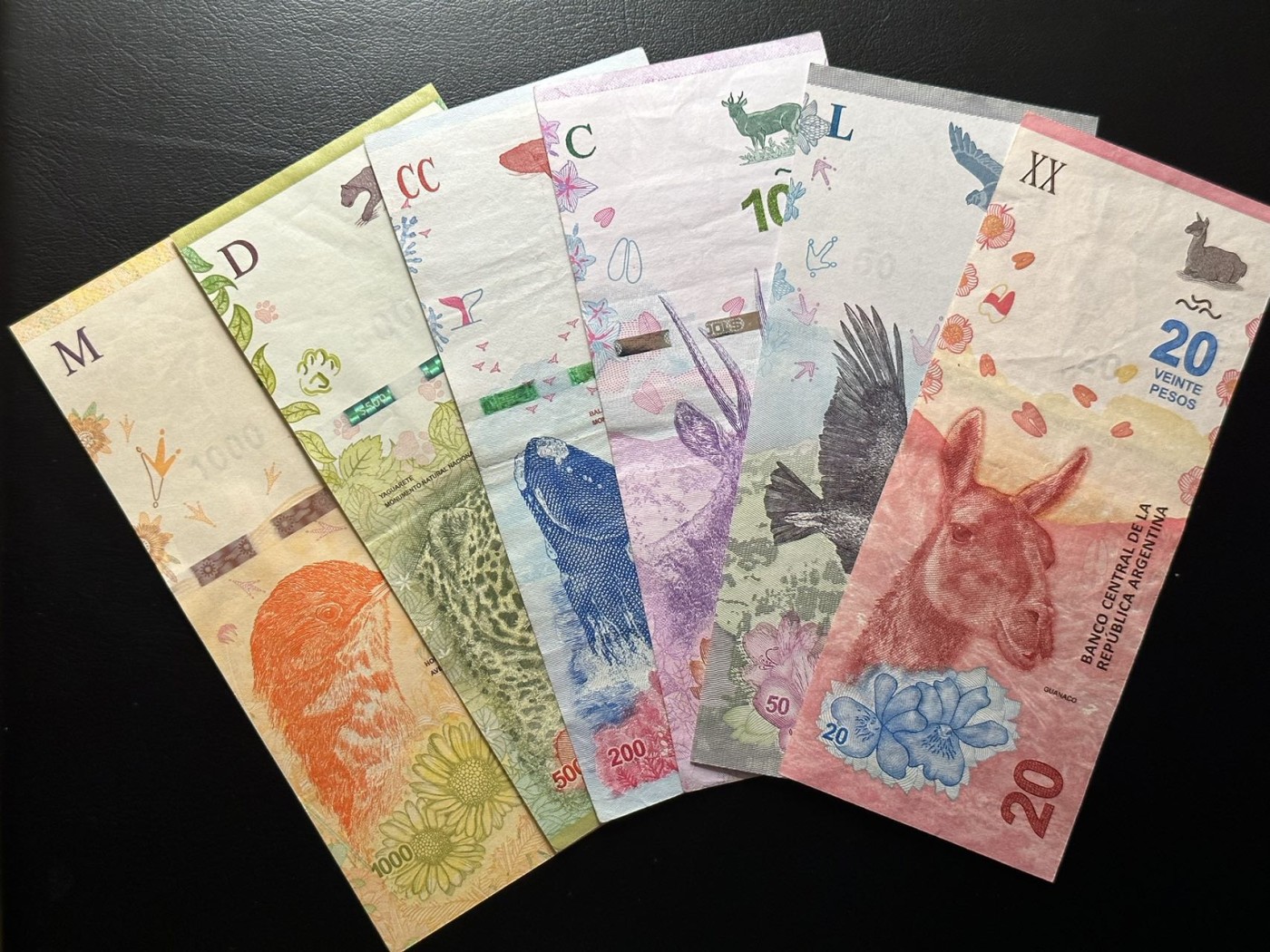 八月最后一场，第十五期大拍 阿根廷大全套一组六张，动物版本非常漂亮，这组为这批货源中精挑好好品相