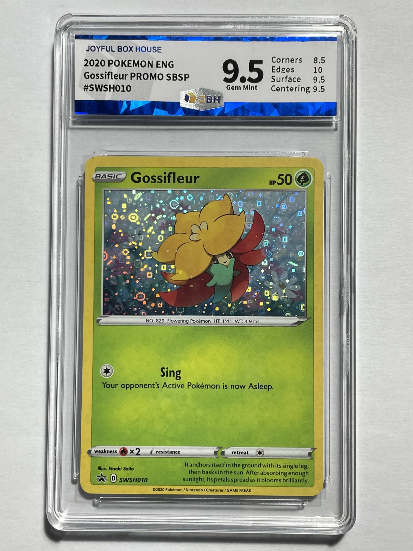 【德藏】卡牌拍卖第2期-宝可梦 Pokémon TCG专场 全场包邮 英文 2020年 幼棉棉 HOLO闪卡 PROMO特典卡 JBH 9.5