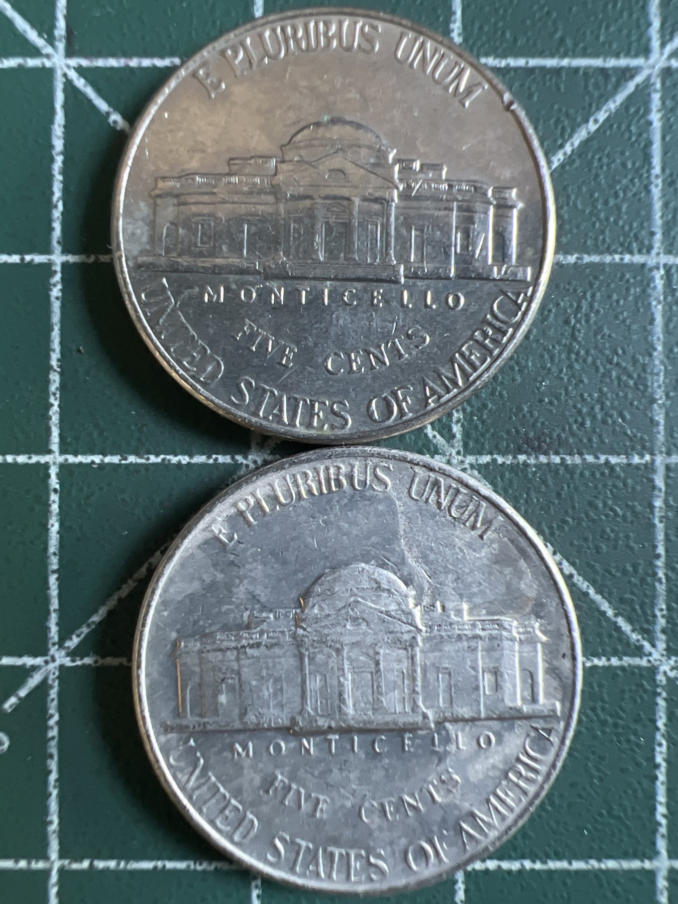 第394期 硬币专场 （无押金，捡漏，全场20包邮，偏远地区除外，接收代拍业务） 美国五美分两枚