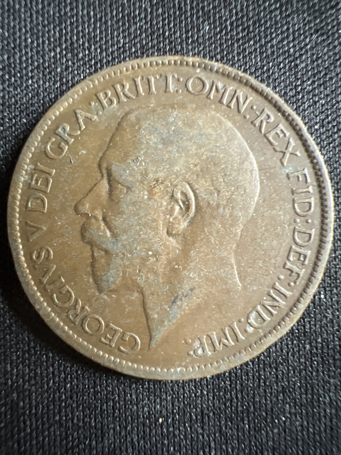 第396期 硬币币专场 （无押金，捡漏，全场20包邮，偏远地区除外，接收代拍业务） 英国 乔治五世半便士1922年