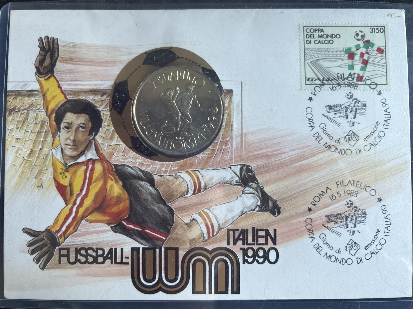 第430期 硬币专场 （无押金，捡漏，全场20包邮，偏远地区除外，接收代拍业务） 1988年 匈牙利 嵌球币 世界赛 铲杯足球 100福林 纪念银币