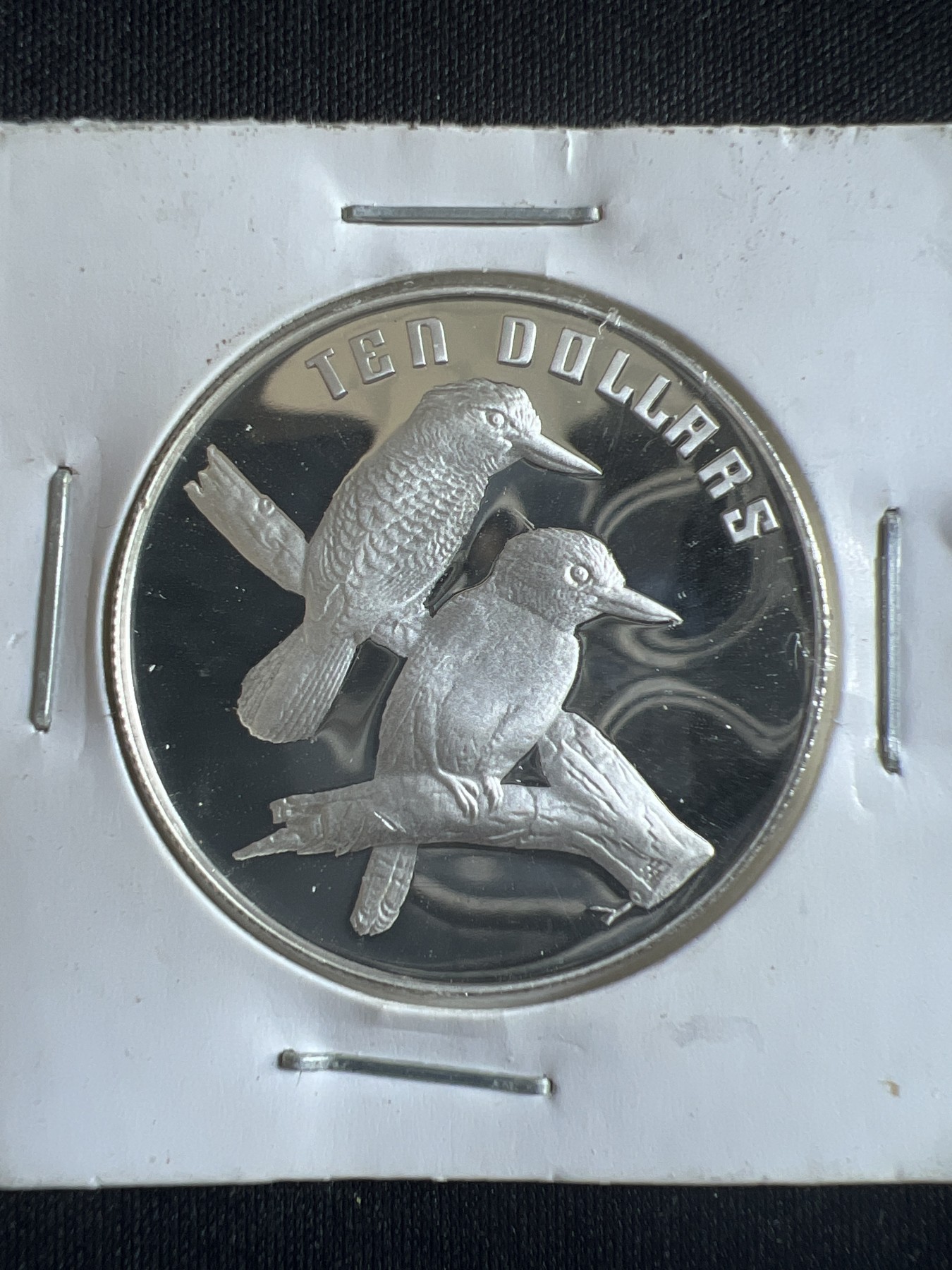 第4期 银币专场 （无押金，捡漏，全场20包邮，偏远地区除外，接收代拍业务） 1989年 澳大利亚 10元 澳洲鸟类 精致银币