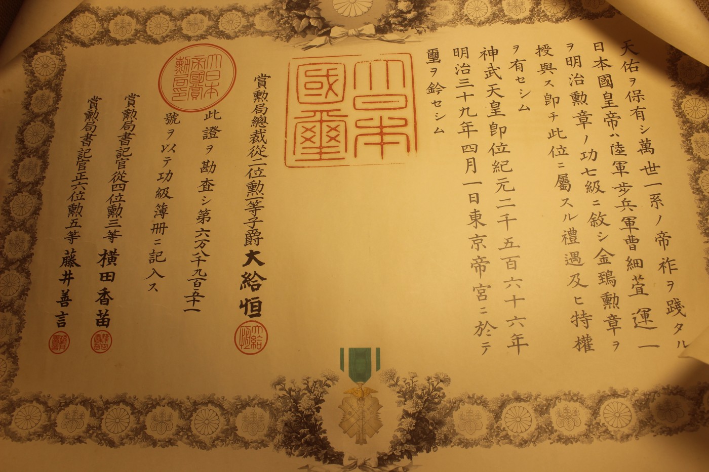 日俄时期陆军曹长细箮运一个人套装 