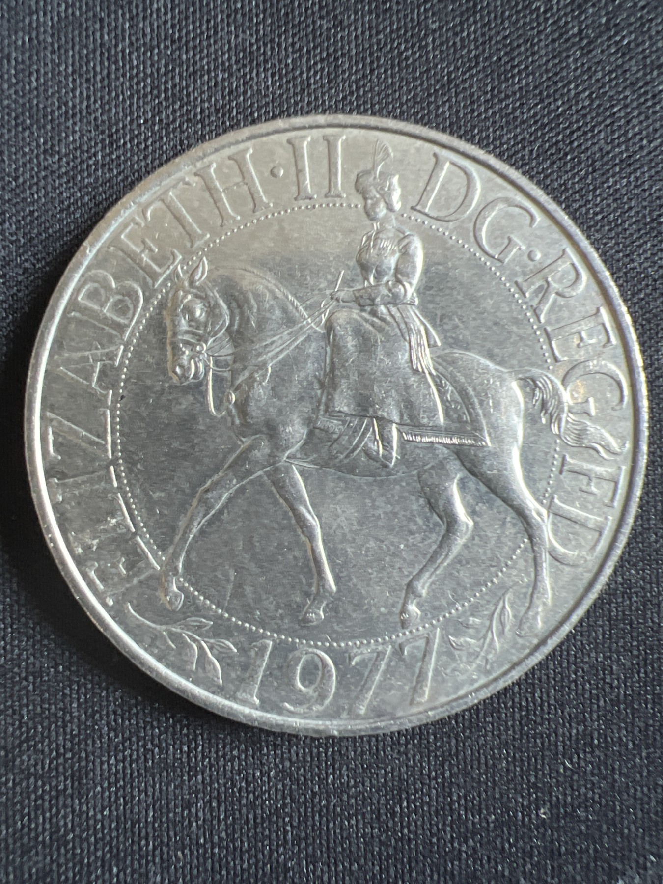 第396期 硬币币专场 （无押金，捡漏，全场20包邮，偏远地区除外，接收代拍业务） 1977年 女王登基 大克朗币