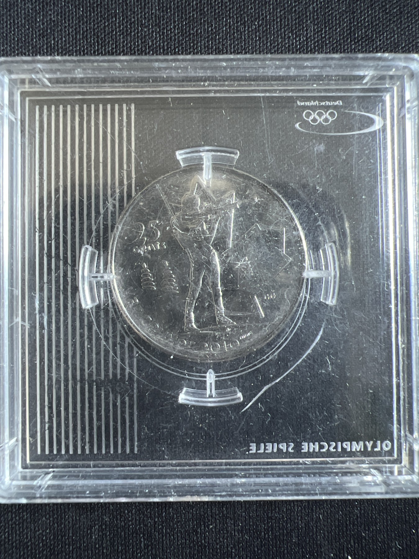 第4期 银币专场 （无押金，捡漏，全场20包邮，偏远地区除外，接收代拍业务） 2007年 加拿大 25分 普制铜镍纪念币 温哥华运动会冰上射击