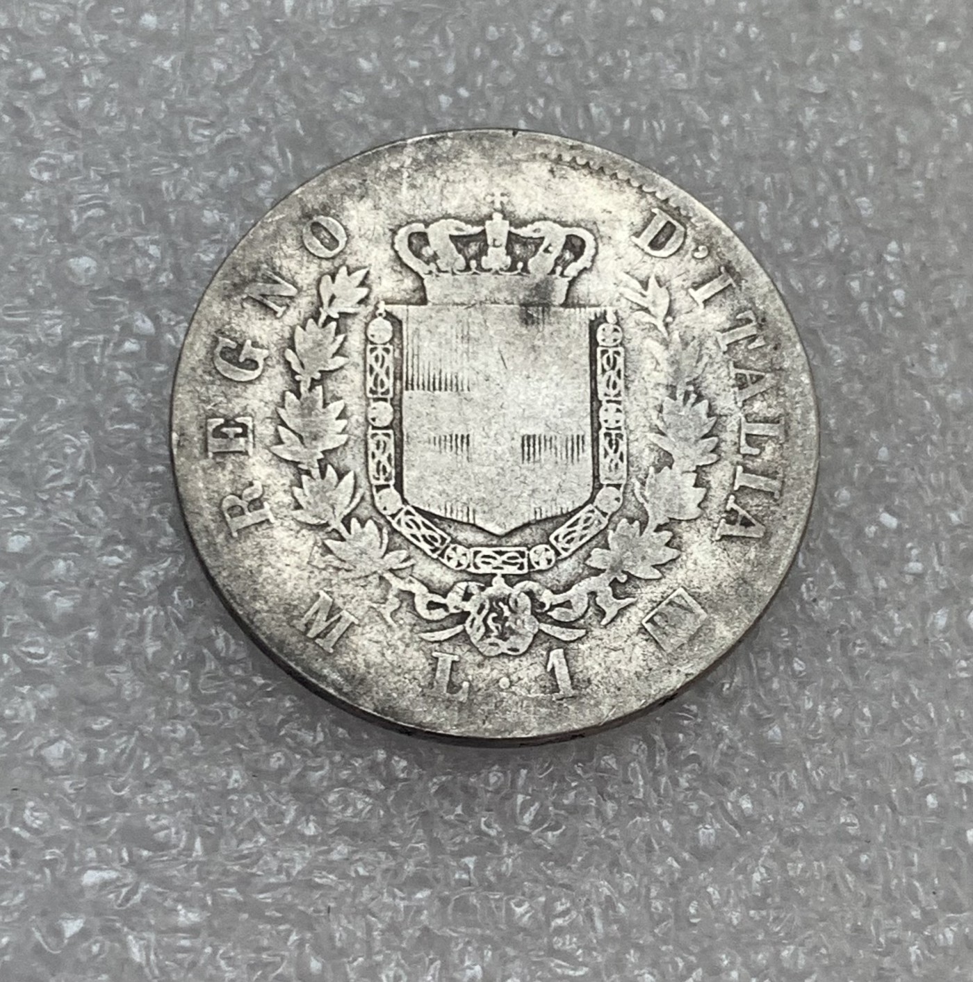 瓶子🏺第107期拍卖会  意大利1863年1里拉银币