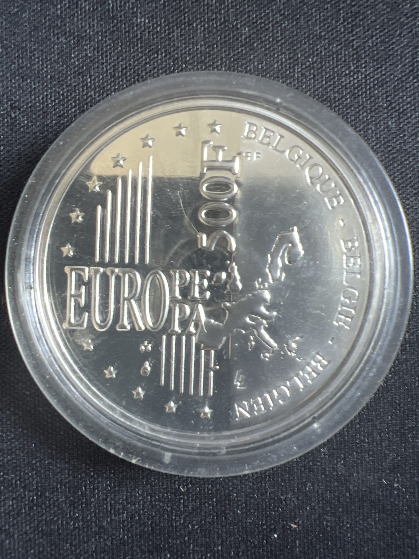 第4期 银币专场 （无押金，捡漏，全场20包邮，偏远地区除外，接收代拍业务） 比利时 艾伯特与伊莎贝拉 500法郎