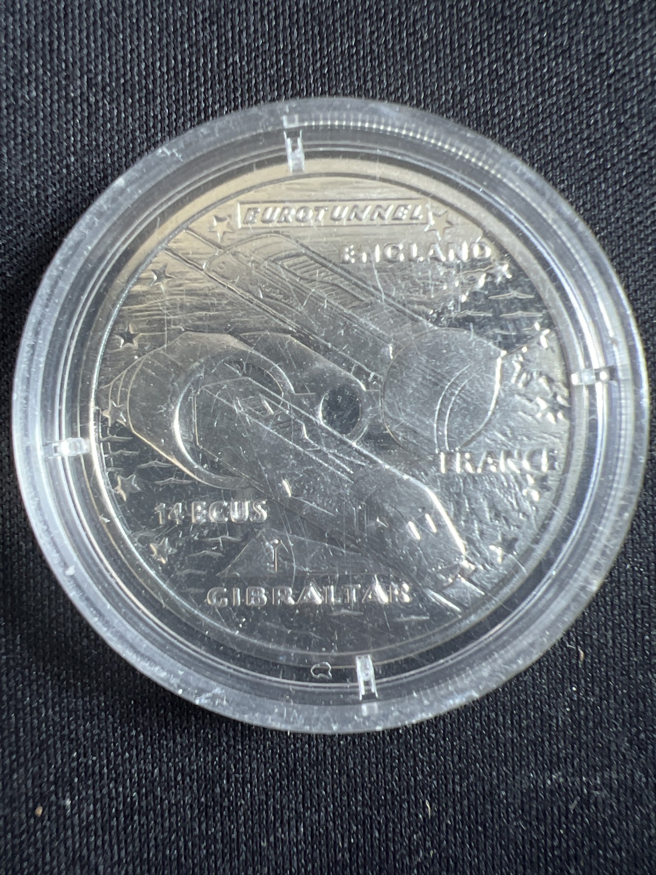 第4期 银币专场 （无押金，捡漏，全场20包邮，偏远地区除外，接收代拍业务） 1993年 直布罗陀 14埃居银币