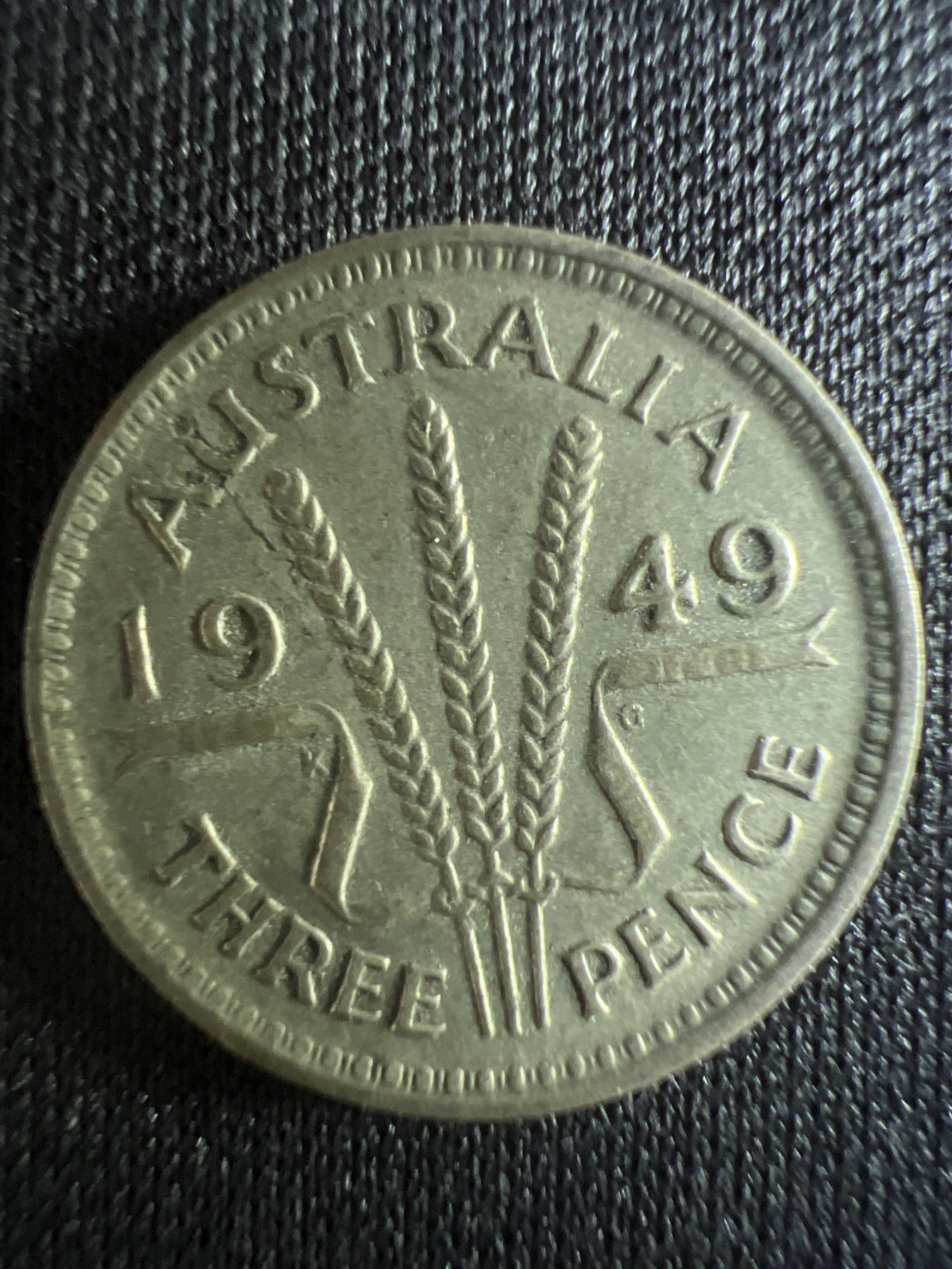 第396期 硬币币专场 （无押金，捡漏，全场20包邮，偏远地区除外，接收代拍业务） 1949 英国 乔治六世 小银元 麦穗