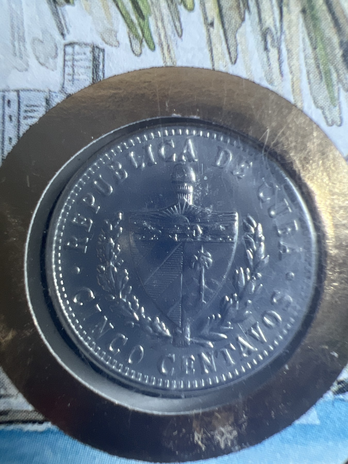 第4期 银币专场 （无押金，捡漏，全场20包邮，偏远地区除外，接收代拍业务） 1968年 古巴 5分 铝币 带玫瑰邮票 邮币封