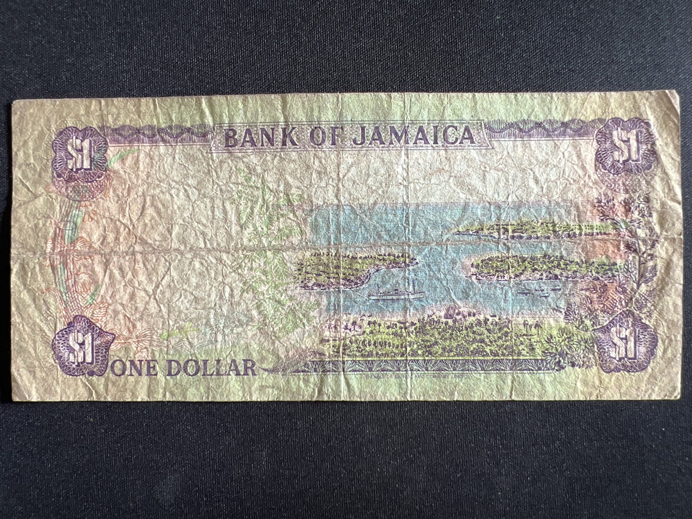第398期 纸币币专场 （无押金，捡漏，全场20包邮，偏远地区除外，接收代拍业务） 牙买加一元