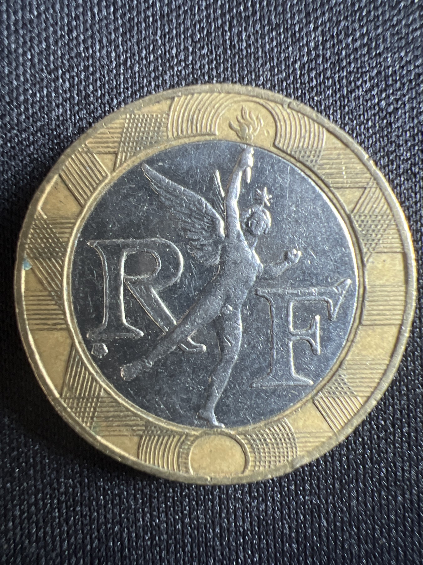 第396期 硬币币专场 （无押金，捡漏，全场20包邮，偏远地区除外，接收代拍业务） 法国 10法郎 小天使