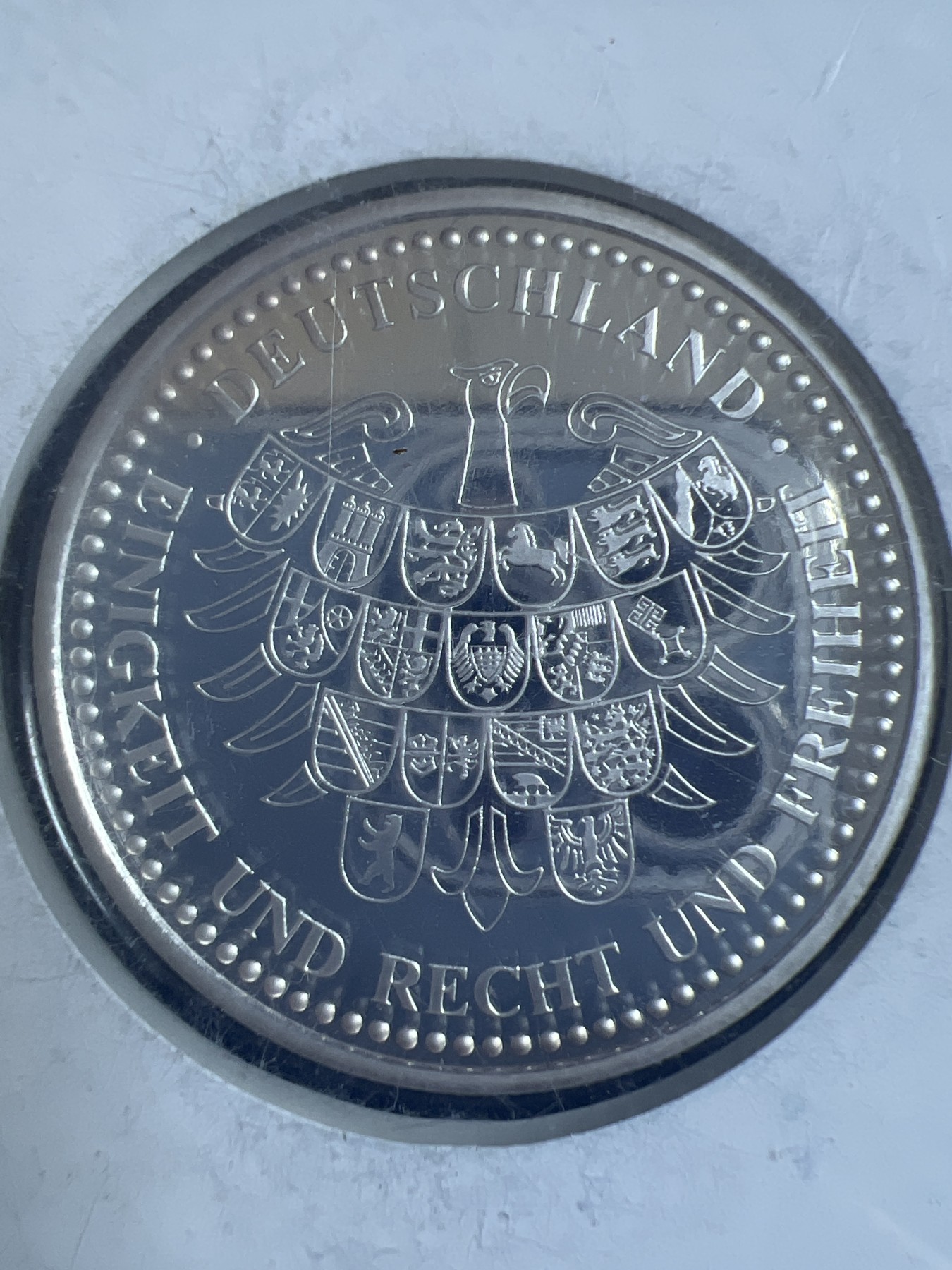 第430期 硬币专场 （无押金，捡漏，全场20包邮，偏远地区除外，接收代拍业务） .2010年 德国 德国总统 邮币封 纪念银币