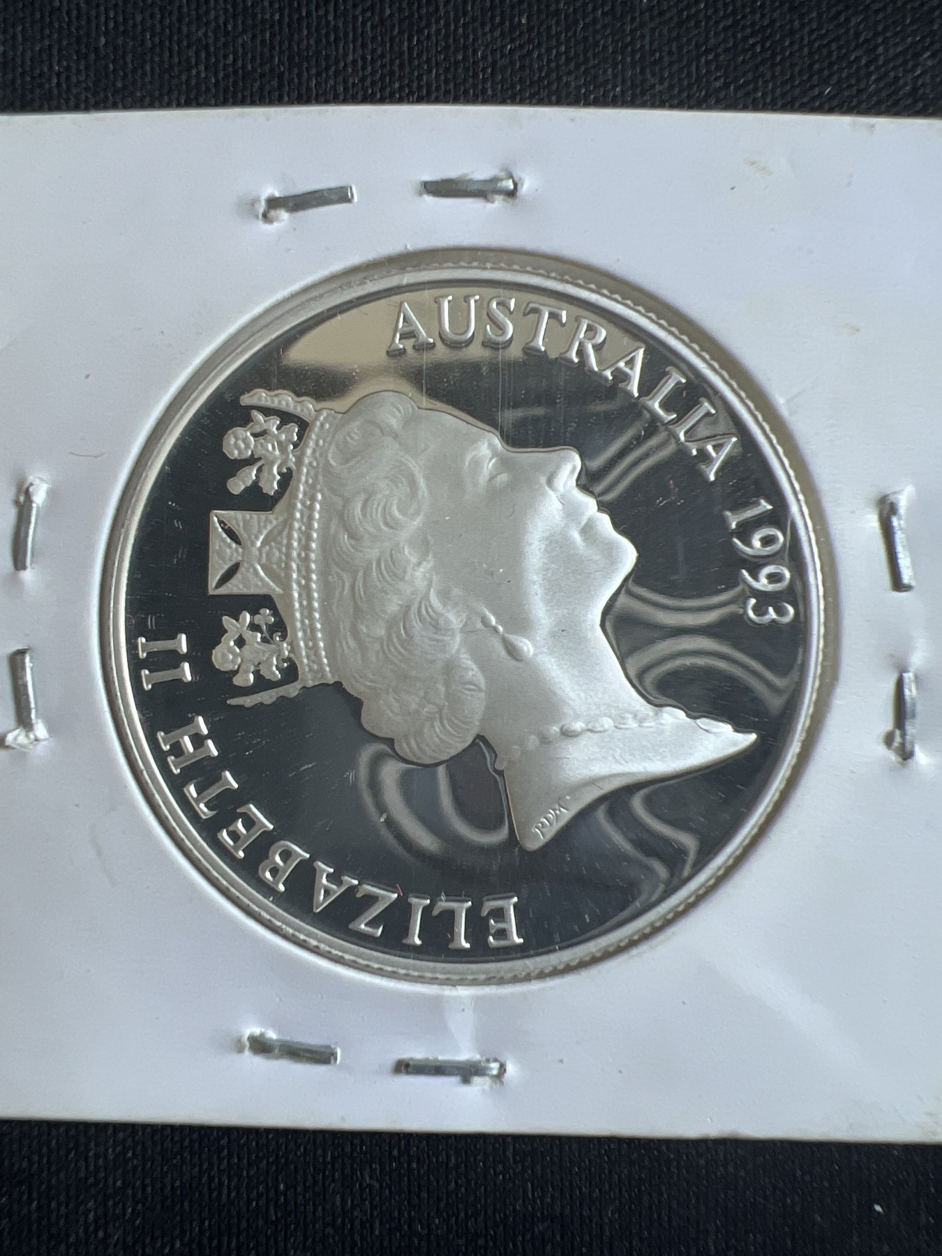 第4期 银币专场 （无押金，捡漏，全场20包邮，偏远地区除外，接收代拍业务） 1993年澳大利亚棕榈凤头鹦鹉 银币 精致镜面poo