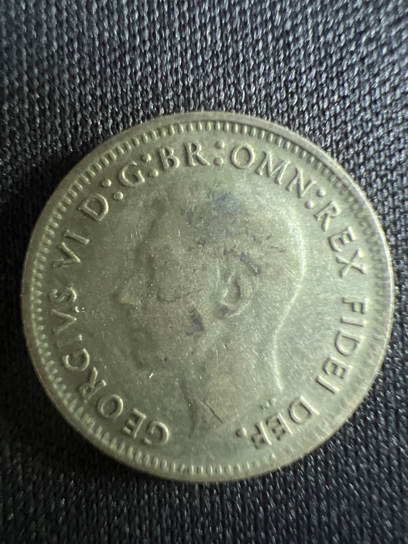 第396期 硬币币专场 （无押金，捡漏，全场20包邮，偏远地区除外，接收代拍业务） 1949 英国 乔治六世 小银元 麦穗