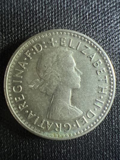 第396期 硬币币专场 （无押金，捡漏，全场20包邮，偏远地区除外，接收代拍业务） - 1960年 伊丽莎白二世 小银元 麦穗