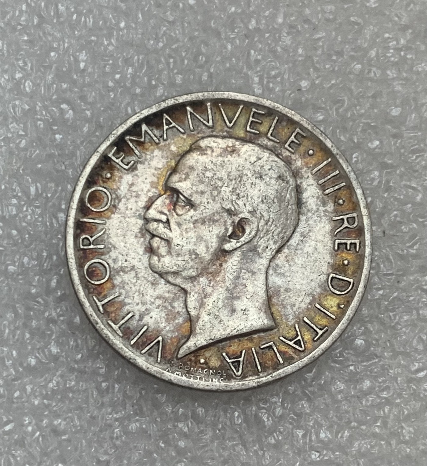 瓶子🏺第107期拍卖会  意大利1927年5里拉鹰徽银币