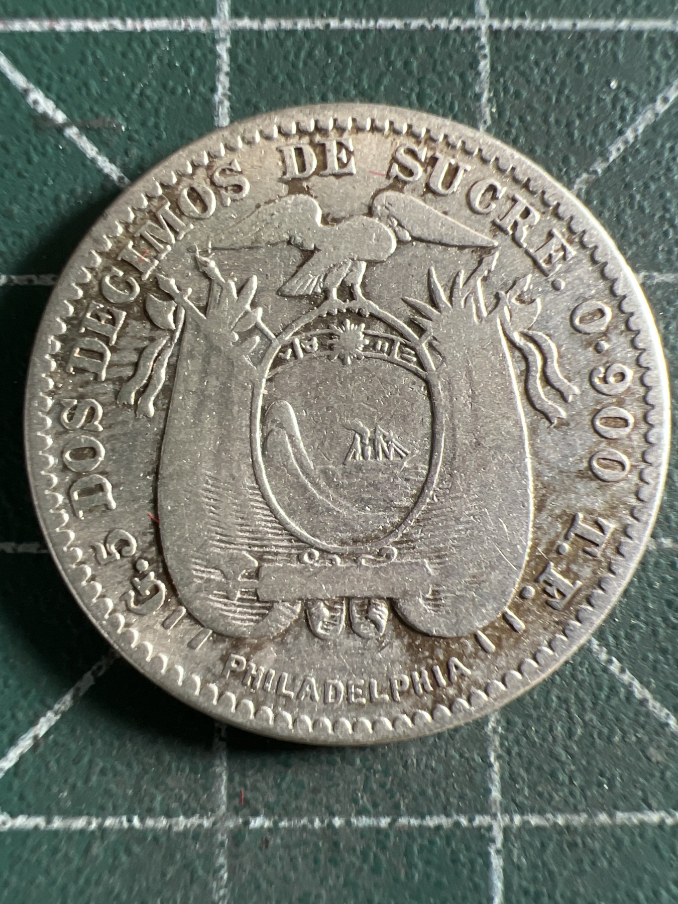 第395期 银币专场 （无押金，捡漏，全场20包邮，偏远地区除外，接收代拍业务） 厄瓜多尔 银币