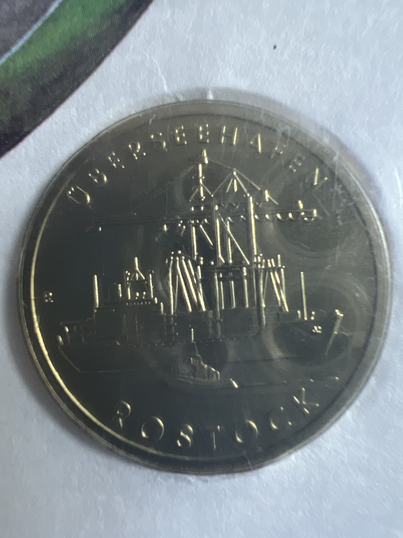 第4期 银币专场 （无押金，捡漏，全场20包邮，偏远地区除外，接收代拍业务） 1988年 东德 罗斯托克港 带4张邮票 邮币封