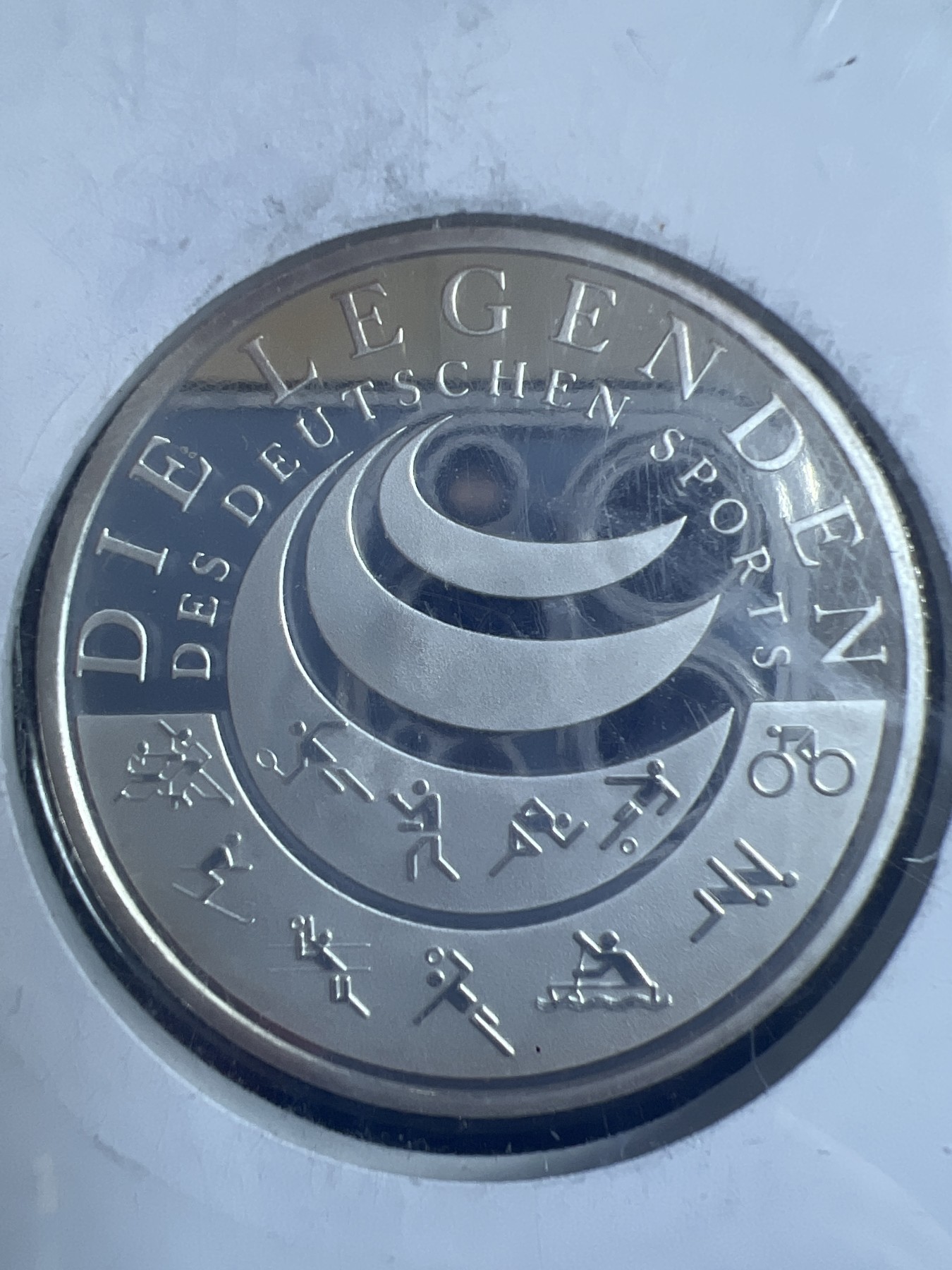 第4期 银币专场 （无押金，捡漏，全场20包邮，偏远地区除外，接收代拍业务） 2012年 德国 贝肯鲍尔 足球纪念银币 邮币封