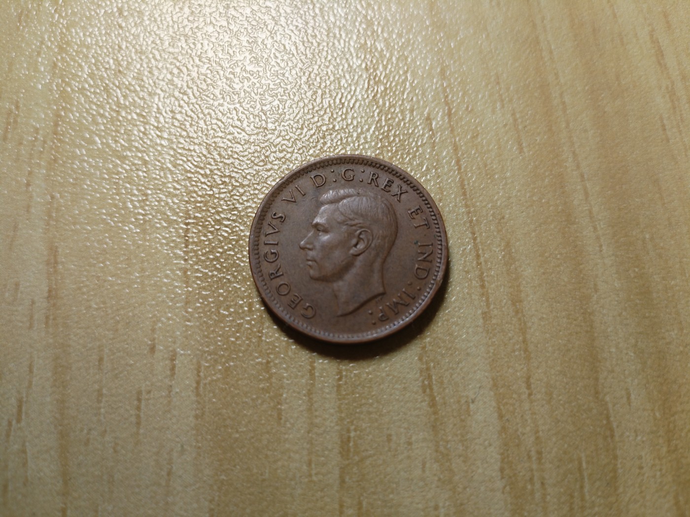 初雪钱币专场（第四期） 1941年加拿大乔六枫叶一分