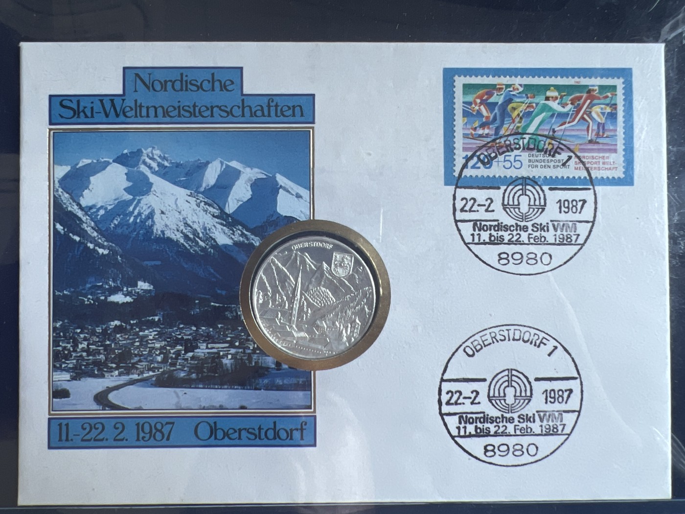 第4期 银币专场 （无押金，捡漏，全场20包邮，偏远地区除外，接收代拍业务） 1987年 奥伯斯特多夫 纪念币