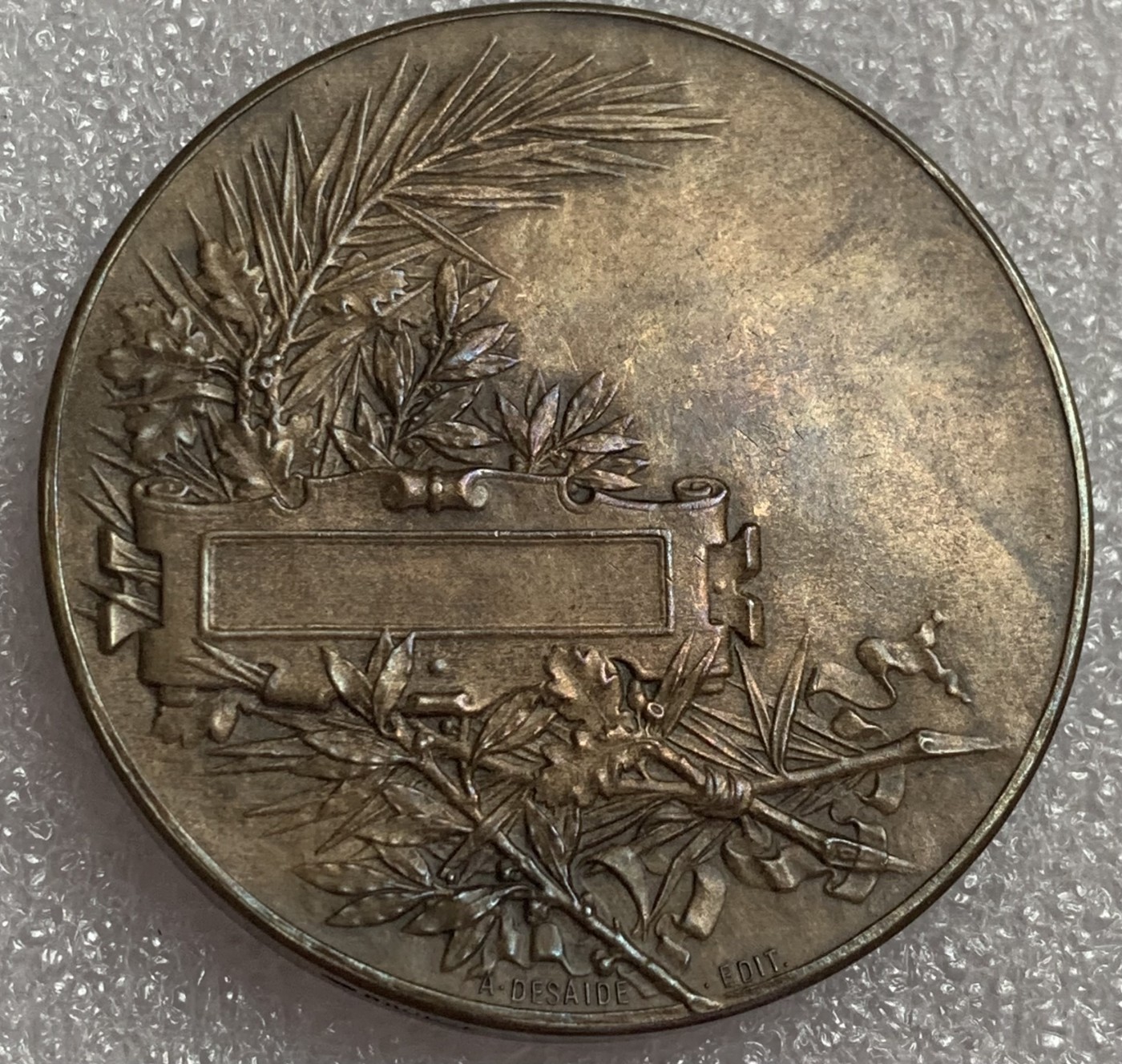 瓶子🏺第107期拍卖会  法国大铜章  50毫米64.25克