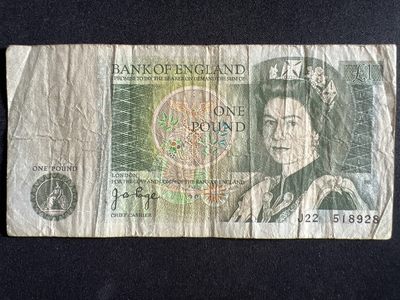 第398期 纸币币专场 （无押金，捡漏，全场20包邮，偏远地区除外，接收代拍业务） - 英国一英镑