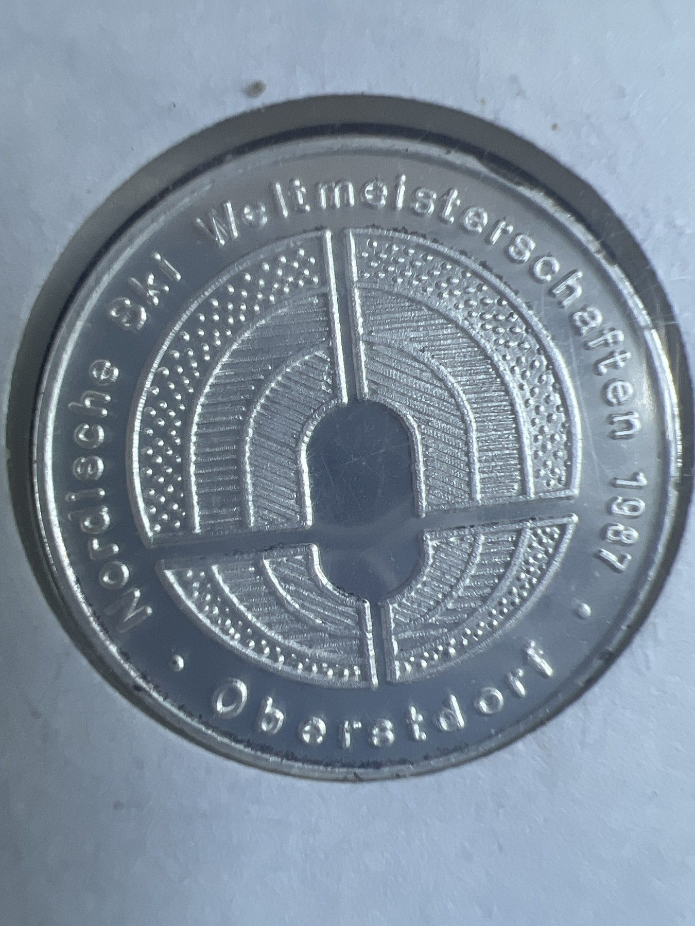 第4期 银币专场 （无押金，捡漏，全场20包邮，偏远地区除外，接收代拍业务） 1987年 奥伯斯特多夫 纪念币