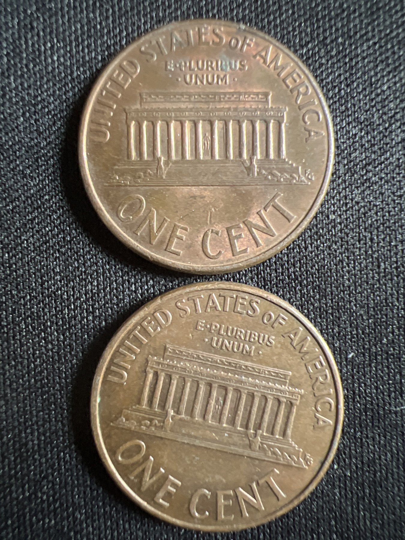 第396期 硬币币专场 （无押金，捡漏，全场20包邮，偏远地区除外，接收代拍业务） 美国 1美分 白宫 两枚