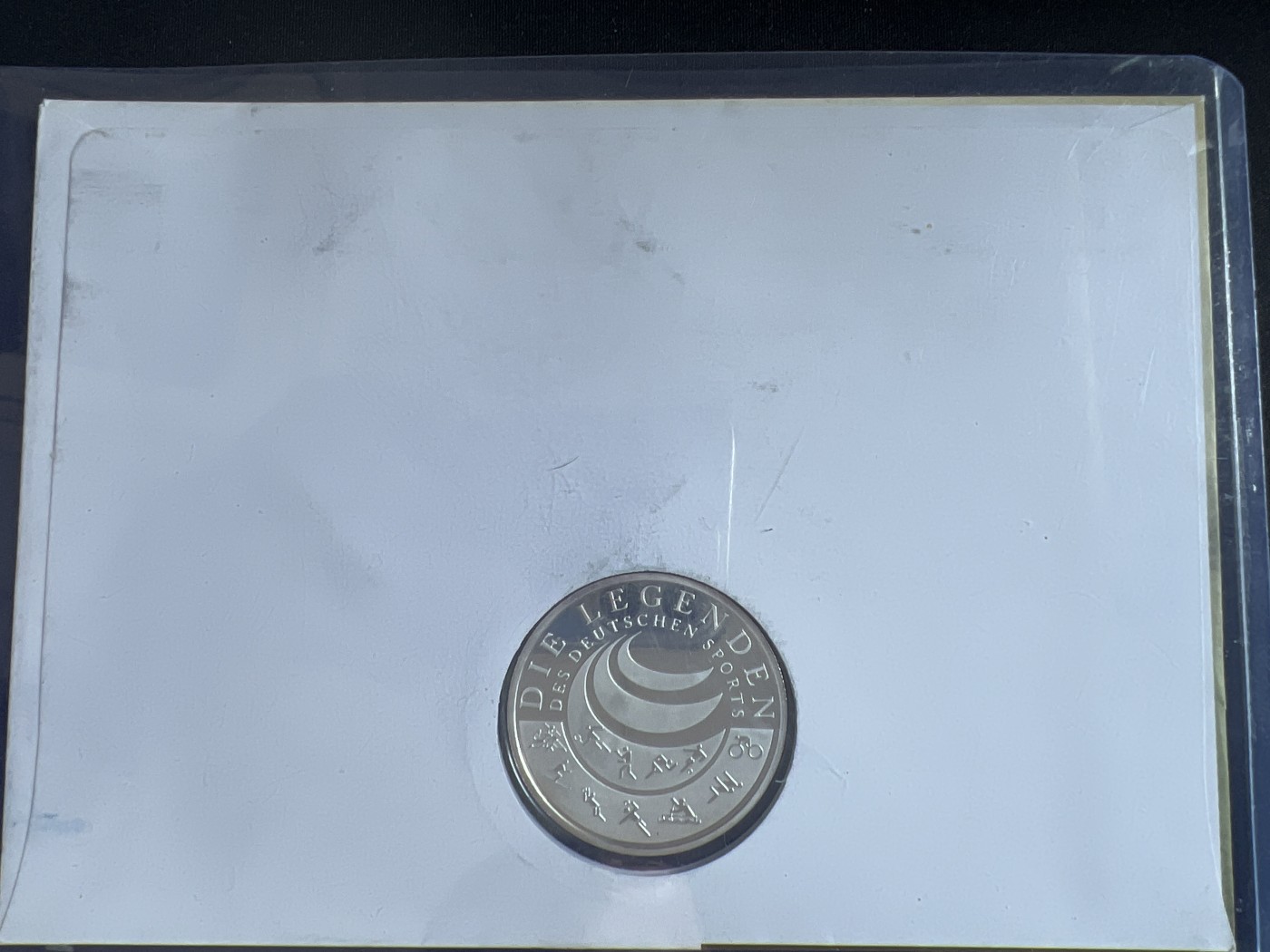 第4期 银币专场 （无押金，捡漏，全场20包邮，偏远地区除外，接收代拍业务） 2012年 德国 贝肯鲍尔 足球纪念银币 邮币封