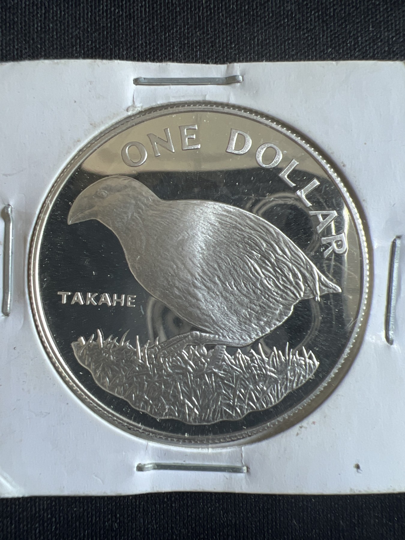 第4期 银币专场 （无押金，捡漏，全场20包邮，偏远地区除外，接收代拍业务） 1982年 新西兰 嘟嘟鸟 1元精致纪念银币