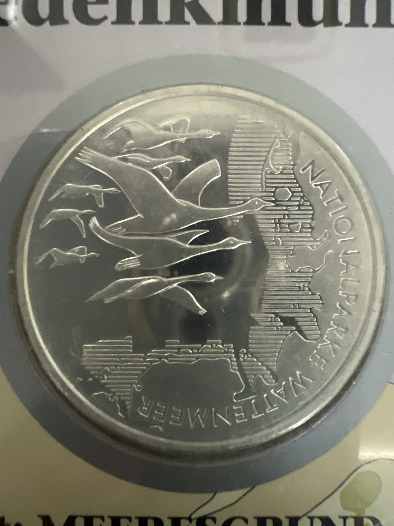 第4期 银币专场 （无押金，捡漏，全场20包邮，偏远地区除外，接收代拍业务） 2004年 德国 北海浅滩国家保护环境 10欧元 带大版票