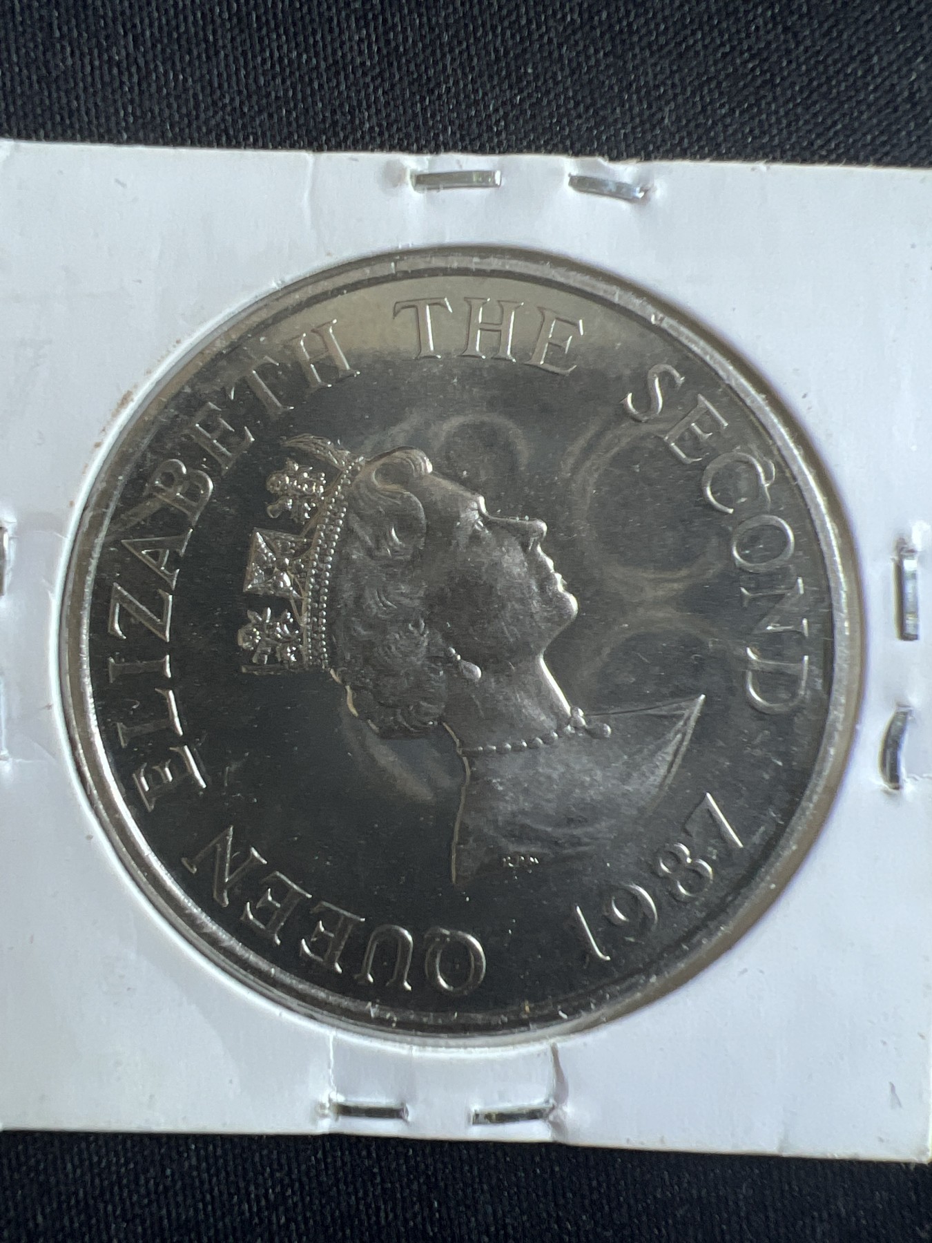 第4期 银币专场 （无押金，捡漏，全场20包邮，偏远地区除外，接收代拍业务） 1987年 两磅 克朗币