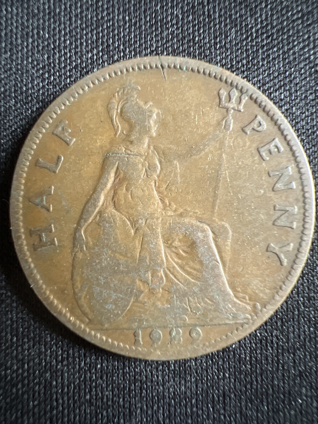 第396期 硬币币专场 （无押金，捡漏，全场20包邮，偏远地区除外，接收代拍业务） 英国 乔治五世半便士1939年