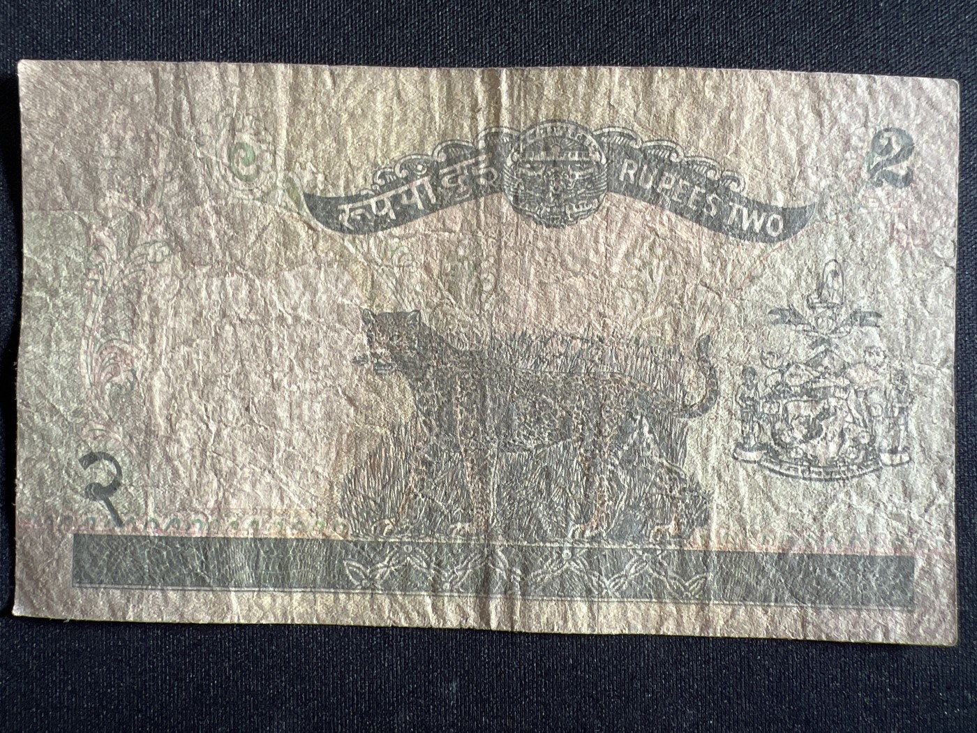 第398期 纸币币专场 （无押金，捡漏，全场20包邮，偏远地区除外，接收代拍业务） 尼泊尔2卢比